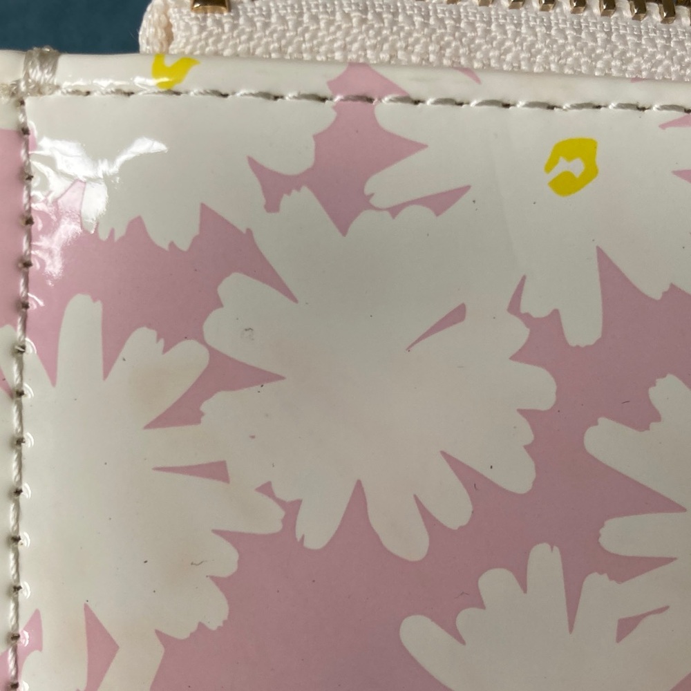 Kate Spade Striped “Love is all around” pencil cosmetic Pouch - Picture 12 of 13